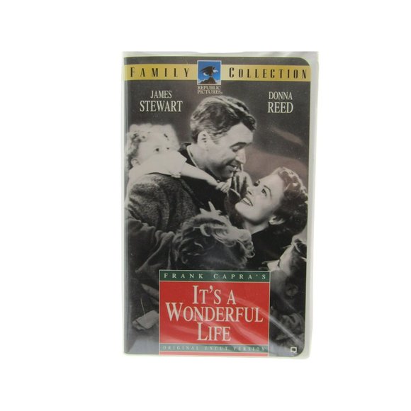It's A Wonderful Life Media Its A Wonderful Life Vhs James Stewart Donna Reed Poshmark